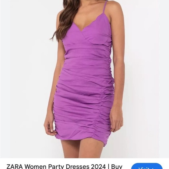 Zara Dresses & Skirts - Zara Dress mini purple small dress